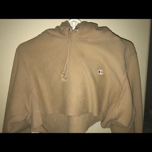 Cropped champion hoodie